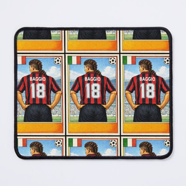 Item preview, Il Divin Codino - Retro Baggio AC Milan shirt. designed and sold by Tony Panini Retro.