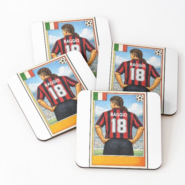 Item preview, Il Divin Codino - Retro Baggio AC Milan shirt. designed and sold by Tony Panini Retro.