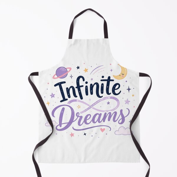 Item preview, Infinite Dreams Cute Space Quote | Kawaii Galaxy Typography | Aesthetic Cosmic Motivation designed and sold by Sanika arts .