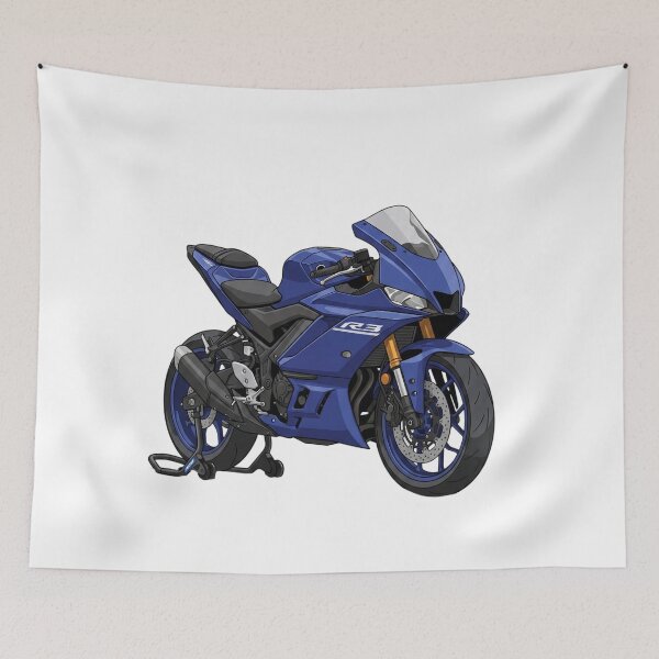 Item preview, yamaha Motorcycle R3 Color art designed and sold by sketchjuny.