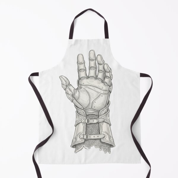 Item preview, Medieval Knight Gauntlet Pencil Sketch - Vintage Armor Art designed and sold by Dzblack.