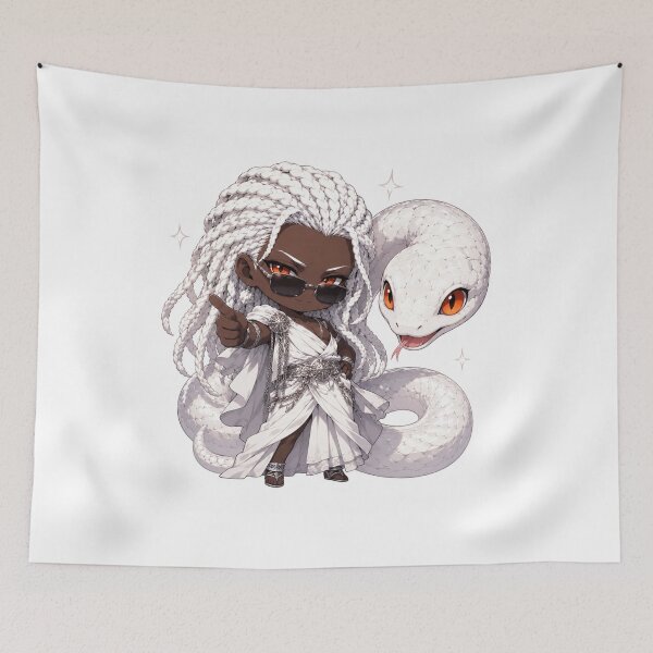 Item preview, King Chibi with White Snake designed and sold by Yomikiru.