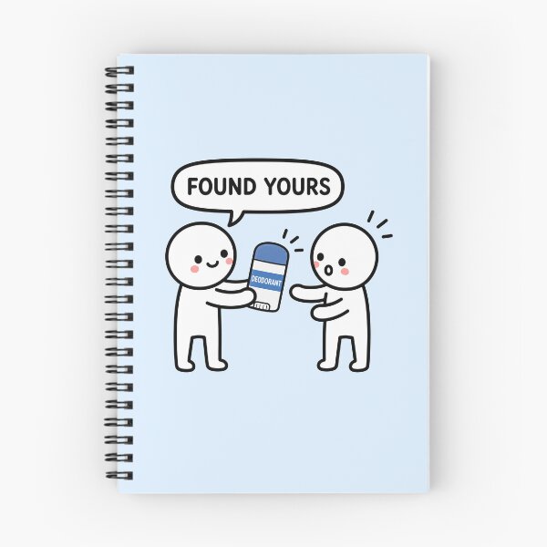 Item preview, Found Yours Deodorant Funny Sticker designed and sold by MonkiFlipp.