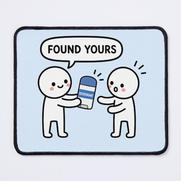 Item preview, Found Yours Deodorant Funny Sticker designed and sold by MonkiFlipp.