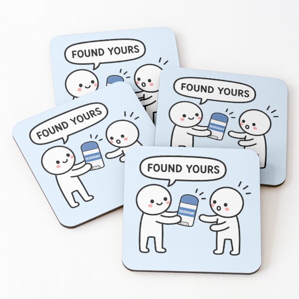 Item preview, Found Yours Deodorant Funny Sticker designed and sold by MonkiFlipp.