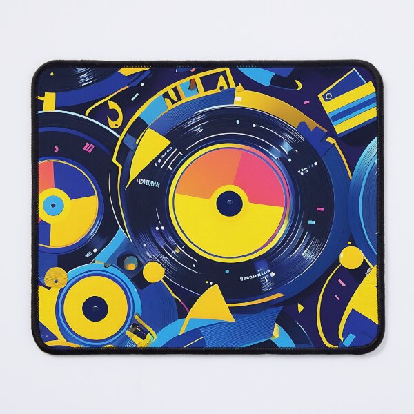 Item preview, Retro Vinyl Record Pattern - House Music Rave designed and sold by  ZenRave Designs.