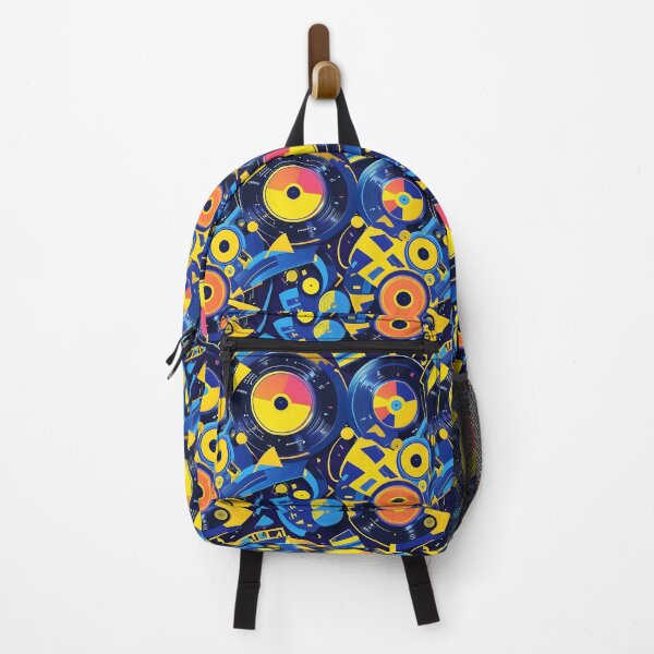 Item preview, Retro Vinyl Record Pattern - House Music Rave designed and sold by ZenRave Designs.