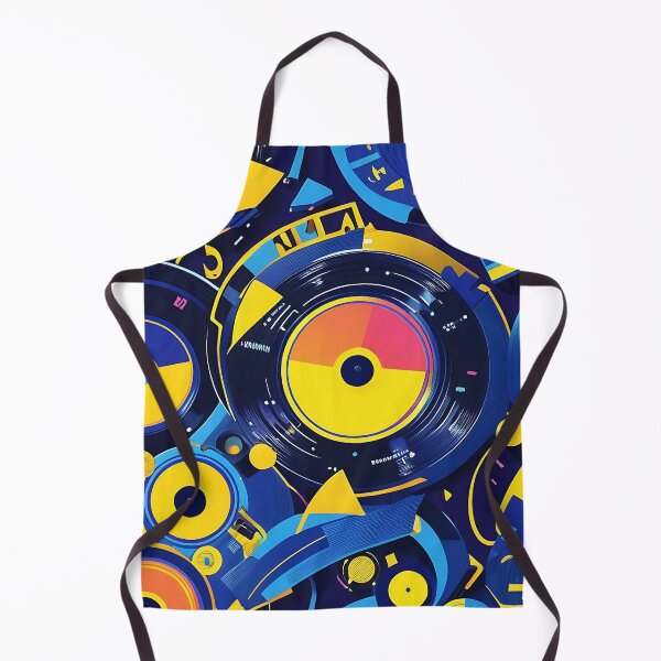 Item preview, Retro Vinyl Record Pattern - House Music Rave designed and sold by ZenRave Designs.
