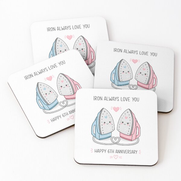 Item preview, Funny 6th Anniversary Card | Iron Anniversary Card | Iron Always Love You Wedding Anniversary designed and sold by Aesthetic-Avenue.