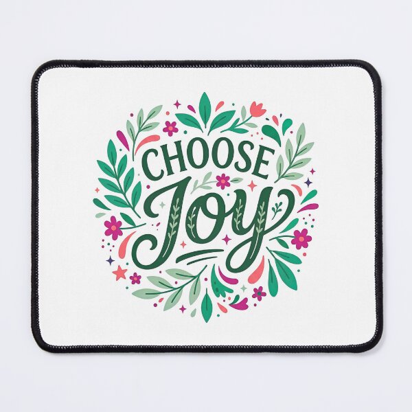 Item preview, Choose Joy Green: Typo Series designed and sold by emeraldazalea.