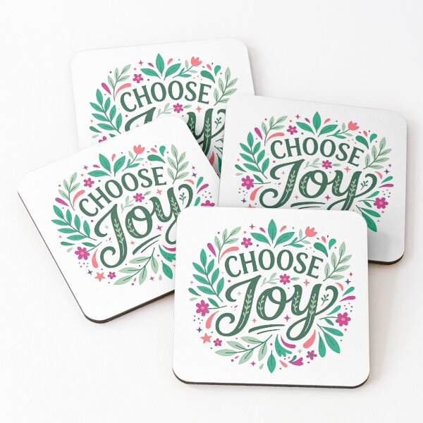 Item preview, Choose Joy Green: Typo Series designed and sold by emeraldazalea.