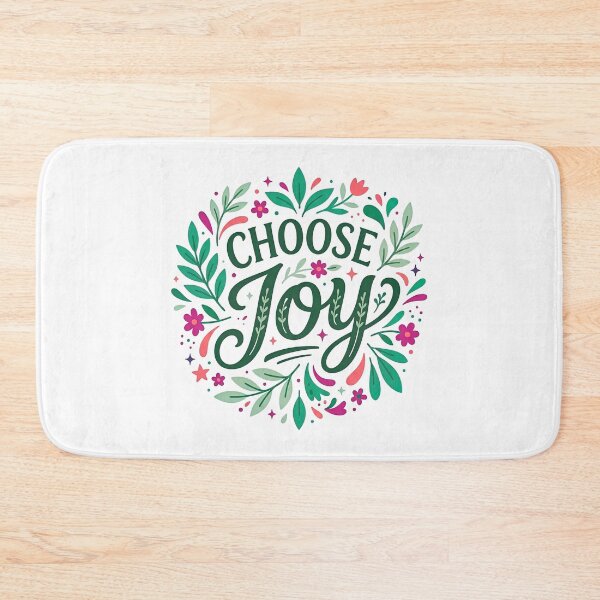 Item preview, Choose Joy Green: Typo Series designed and sold by emeraldazalea.