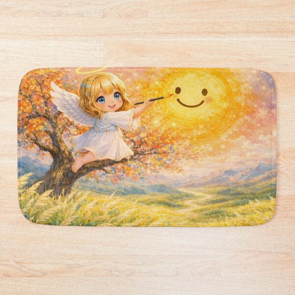 Item preview, Cute Angel Painting the Sun designed and sold by m-y-A-I-A-R-T-.