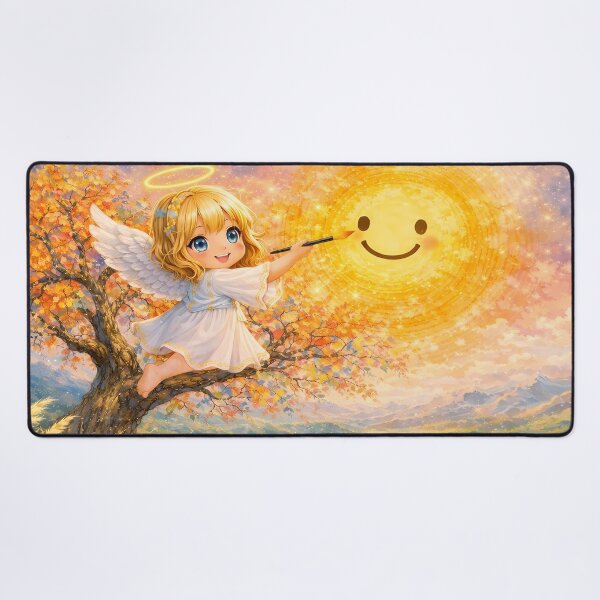 Item preview, Cute Angel Painting the Sun designed and sold by m-y-A-I-A-R-T-.