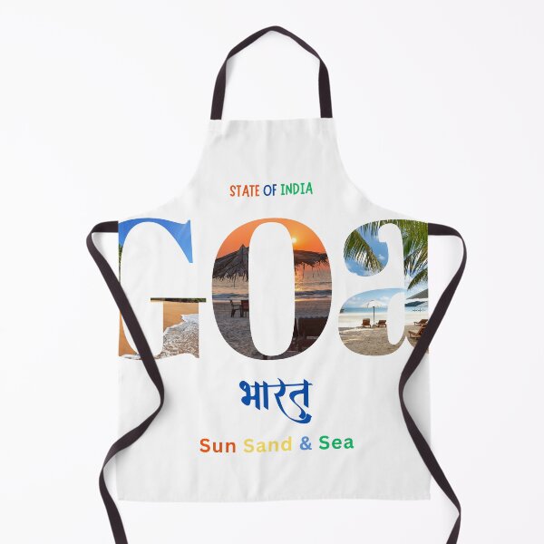 Item preview, Goa State Of India - Sun Sand Sea Beach Typography designed and sold by WearTheVibe Store.