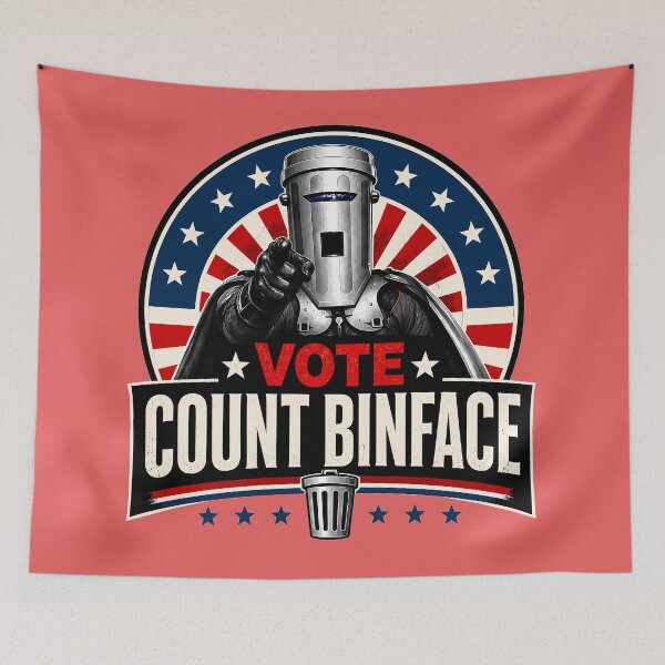 Item preview, Count Binface Vote Binface Clacton By Election Anti Farage Uk Political Humour designed and sold by NoThoughtsCat.