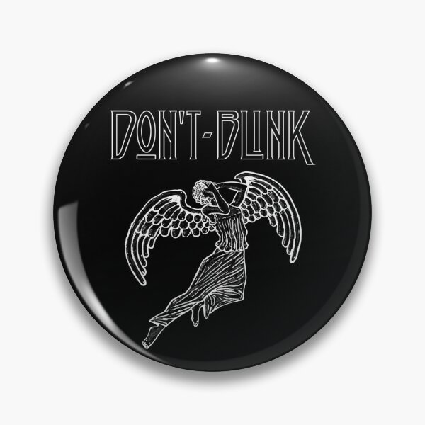 Item preview, Don't Blink Weeping Angel Line Art Illustration designed and sold by VIPfuturedesign.