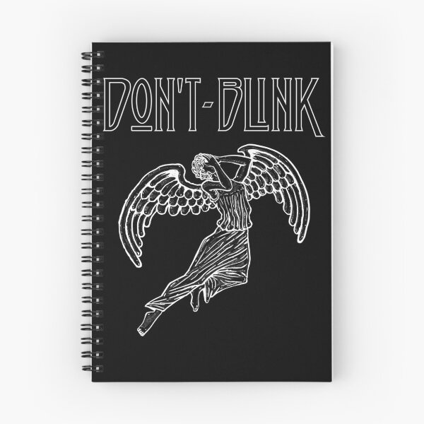 Item preview, Don't Blink Weeping Angel Line Art Illustration designed and sold by VIPfuturedesign.
