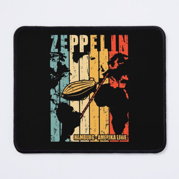 Artikelvorschau, Zeppelin-Luftschiff-Weltkarte mit abgenutzten Streifen entworfen und verkauft von VIPfuturedesign.