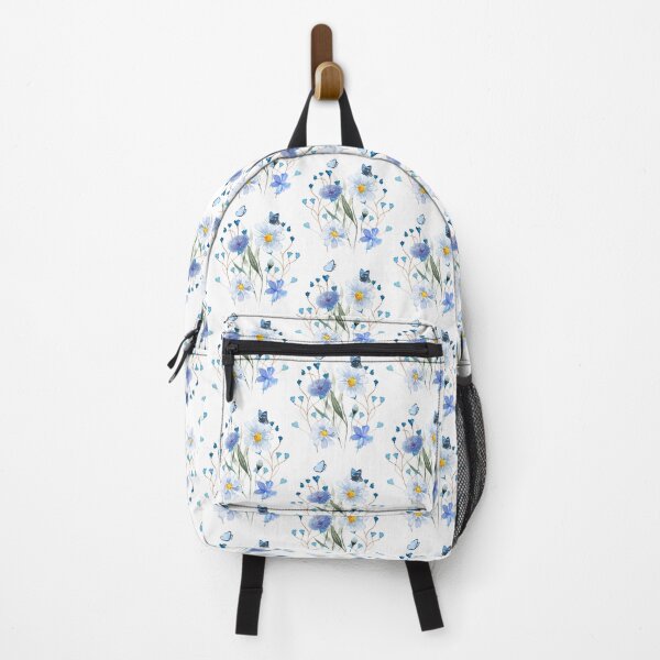 Item preview, Blue Flowers And Butterflies. designed and sold by Dinasshop.