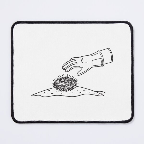 Item preview, Diver Hand Near Sea Urchin designed and sold by rasagamastore.