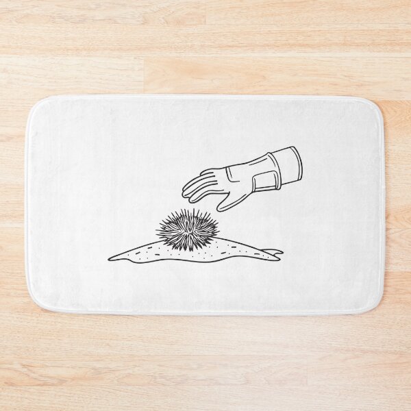 Item preview, Diver Hand Near Sea Urchin designed and sold by rasagamastore.