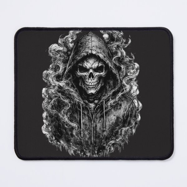 Item preview, Hooded Grim Reaper Skull designed and sold by Ghost Of Chill.