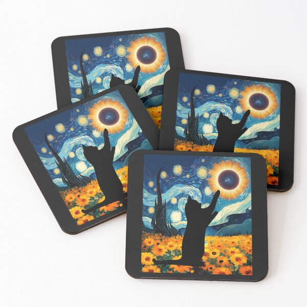 Item preview, Starry Night Eclipse Spain Iceland Total Solar Eclipse 2026 designed and sold by erozzz.