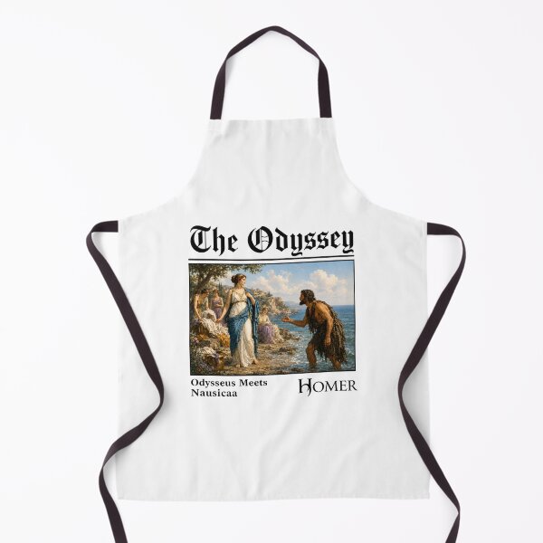 Item preview, The Odyssey Nausicaa, Homer Greek Mythology, Odysseus Seaside Scene designed and sold by oddbrick-parade.