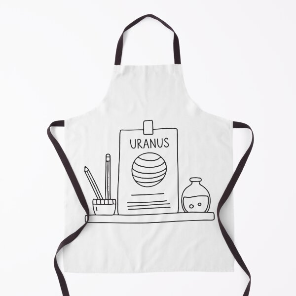 Item preview, A flashcard marked Uranus lying on a school desk designed and sold by rasagamastore.