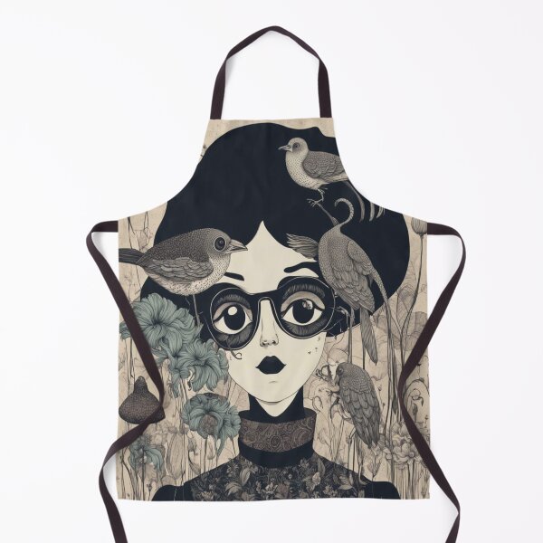 Item preview, Art Nouveau Floral Portrait with Decorative Harmony designed and sold by FotoworldEdel.