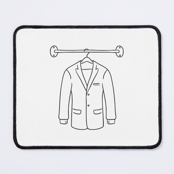 Item preview, A hand pulling a jacket halfway off a coat rack near the doorway designed and sold by rasagamastore.
