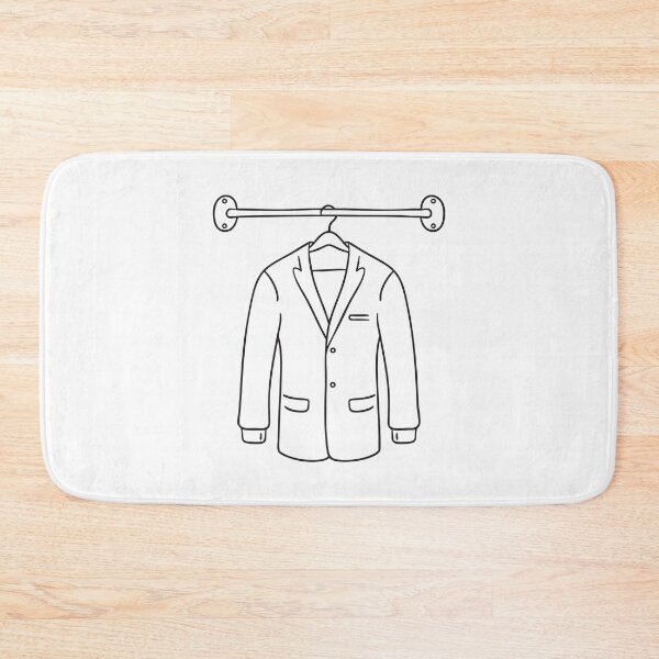 Item preview, A hand pulling a jacket halfway off a coat rack near the doorway designed and sold by rasagamastore.