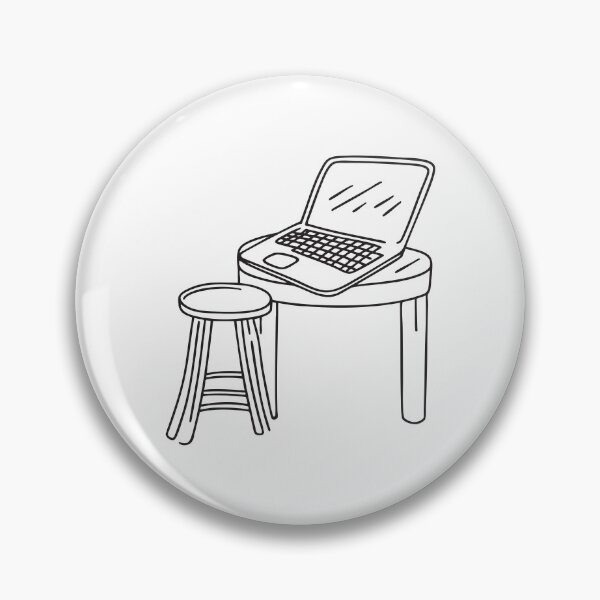 Item preview, A laptop left on next to an overturned seat designed and sold by rasagamastore.