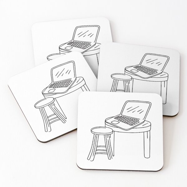 Item preview, A laptop left on next to an overturned seat designed and sold by rasagamastore.