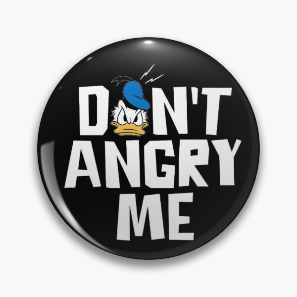 Item preview, Don't Angry Me Funny Duck Face | Cute Angry Duck Meme designed and sold by RajDeals.