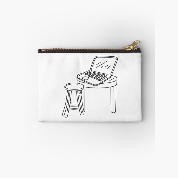Item preview, A laptop left on next to an overturned seat designed and sold by rasagamastore.