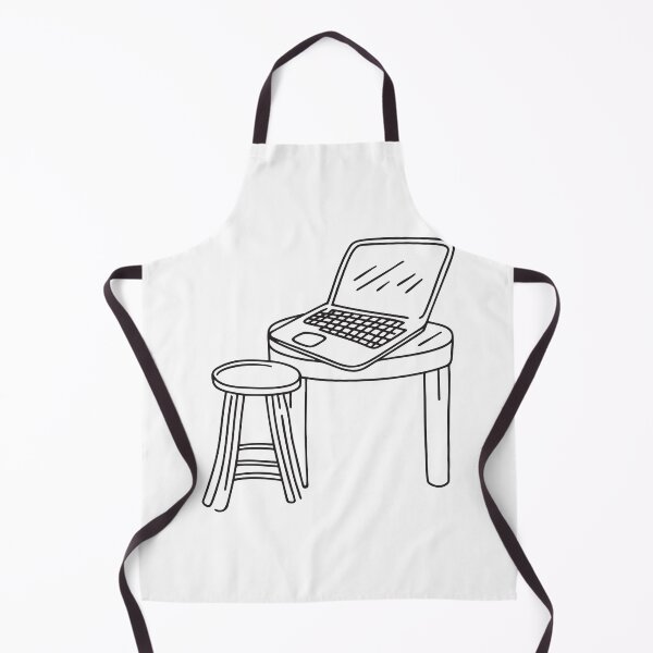Item preview, A laptop left on next to an overturned seat designed and sold by rasagamastore.
