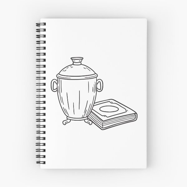 Item preview, A closed urn positioned next to an old photo scrapbook designed and sold by rasagamastore.