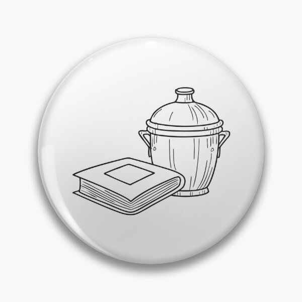 Item preview, A lidded ceremonial urn beside a worn family album designed and sold by rasagamastore.