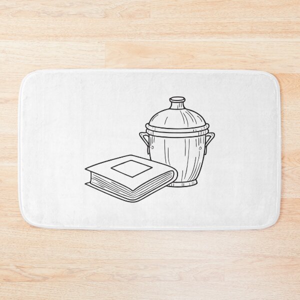 Item preview, A lidded ceremonial urn beside a worn family album designed and sold by rasagamastore.