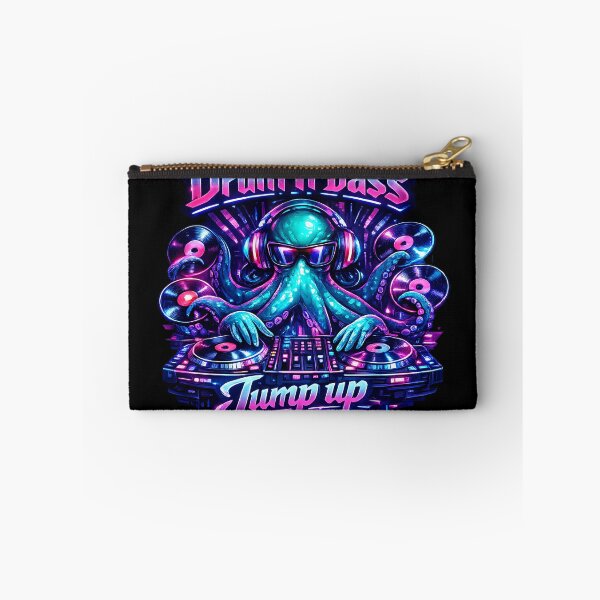 Item preview, Drum n Bass Octopus DJ - Jump Up Rave designed and sold by  ZenRave Designs.