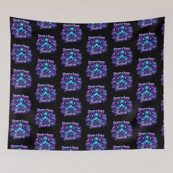 Item preview, Drum n Bass Octopus DJ - Jump Up Rave designed and sold by  ZenRave Designs.