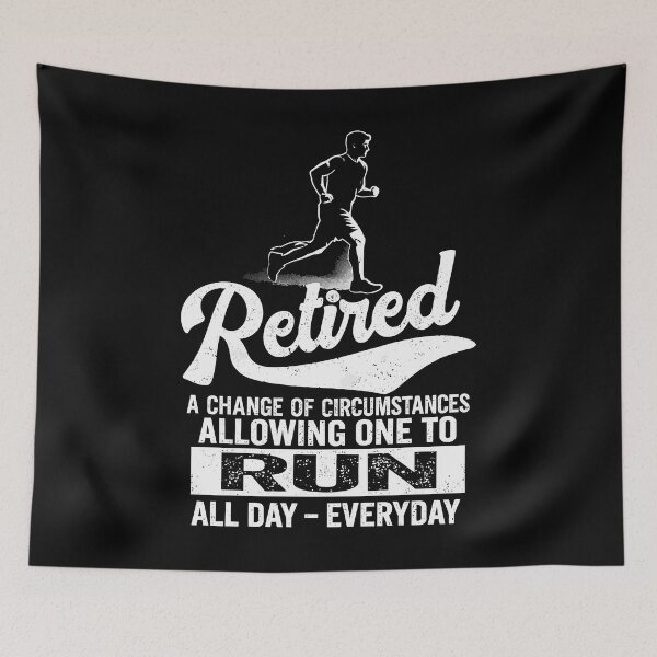 Item preview, My Retirement Plan Running - Funny Runner Jogging Retro Sunset Art designed and sold by BendyBeasts.