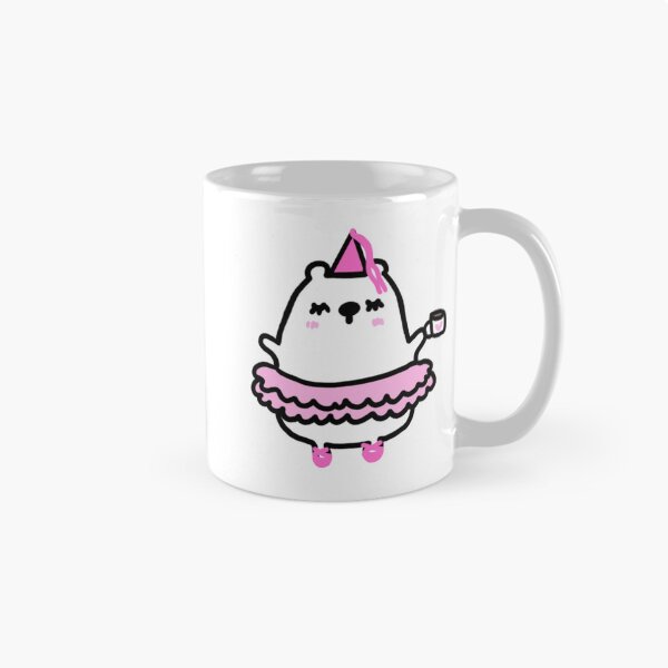 Item preview, Kawaii cutesy pink princess bear coffee adorable graphic designed and sold by pasteldreams26.