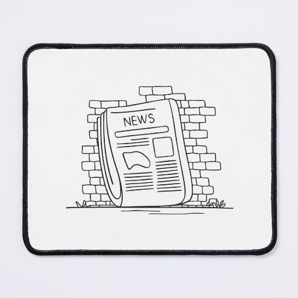Item preview, A newsstand placed beside a wall covered in graffiti designed and sold by rasagamastore.