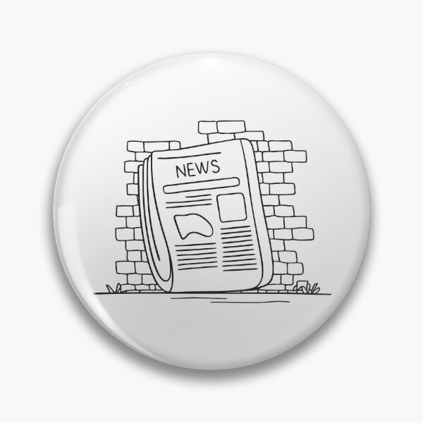 Item preview, A newsstand placed beside a wall covered in graffiti designed and sold by rasagamastore.