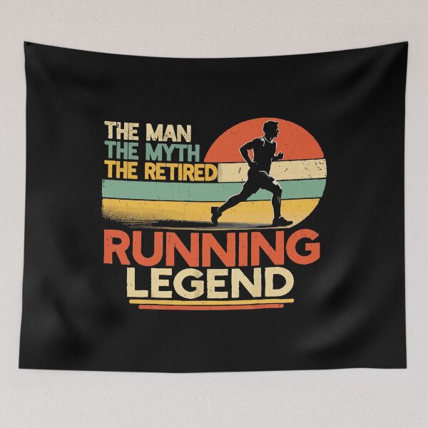 Item preview, My Retirement Plan Running - Funny Runner Jogging Retro Sunset Art designed and sold by BendyBeasts.
