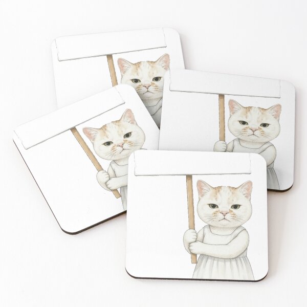 Item preview, Strictly Forbidden Cat - Gohatto Japanese Kanji Sign designed and sold by Komatoya.