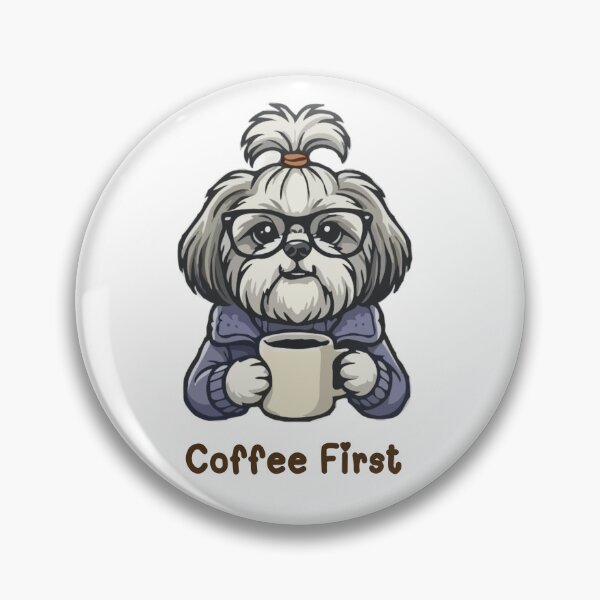 Item preview, Coffee First Pup designed and sold by PawsAndPallette .
